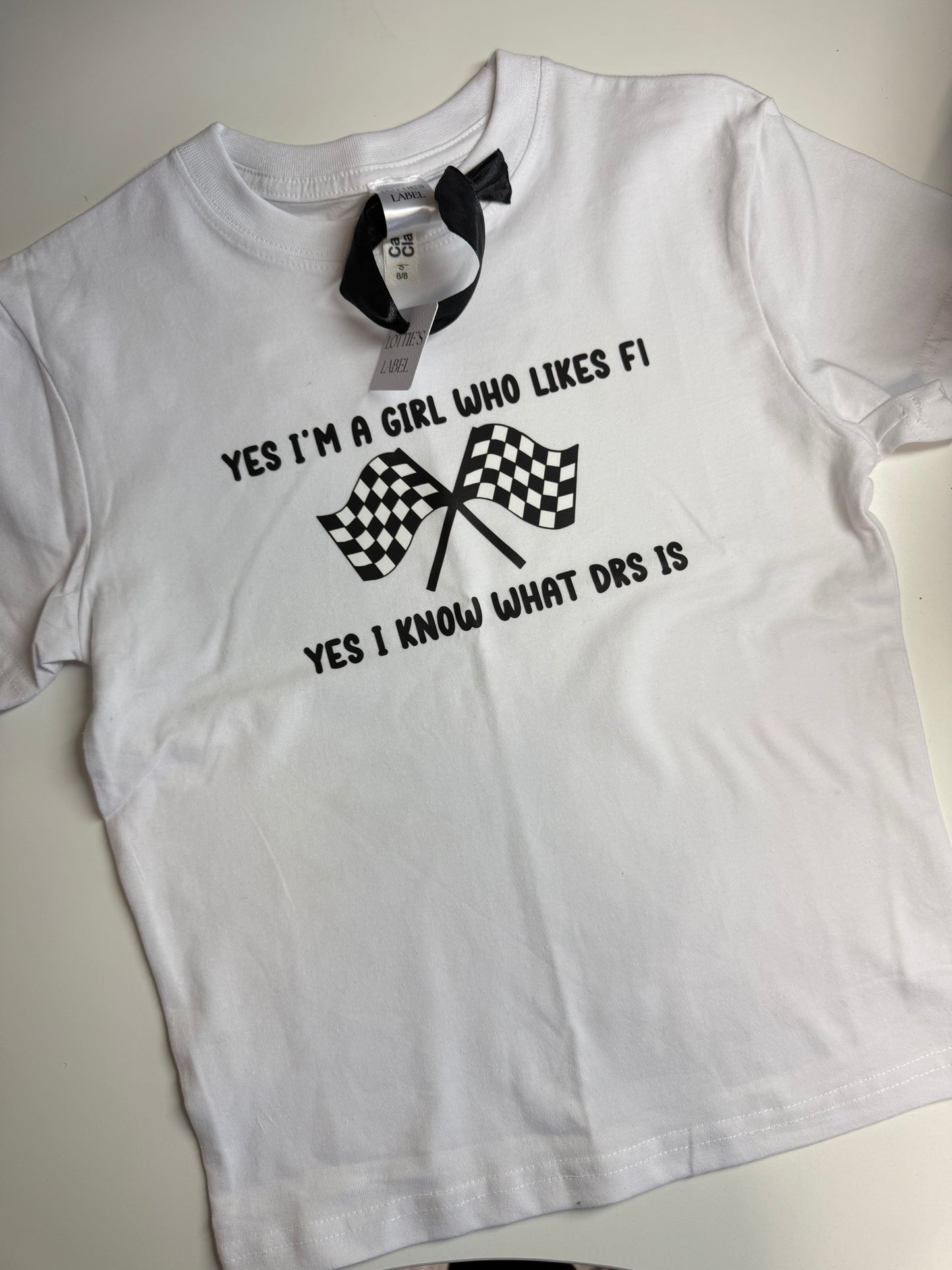 Ready to ship drs flags Print Baby Tee Size S