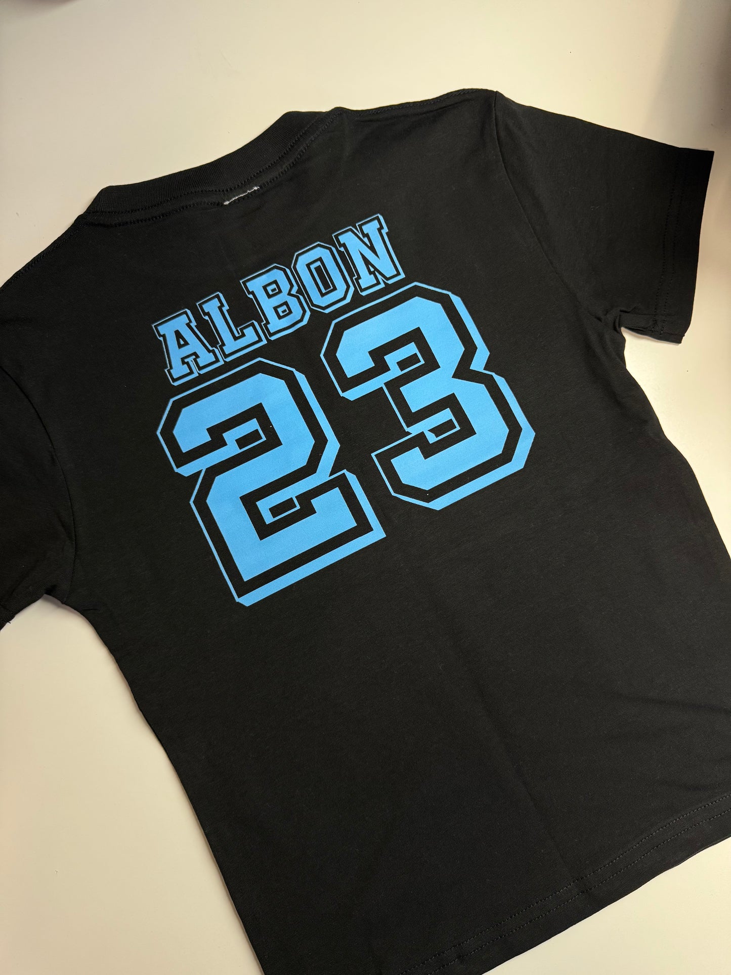 Ready to ship Albon 23 Print front and back Baby Tee Size S