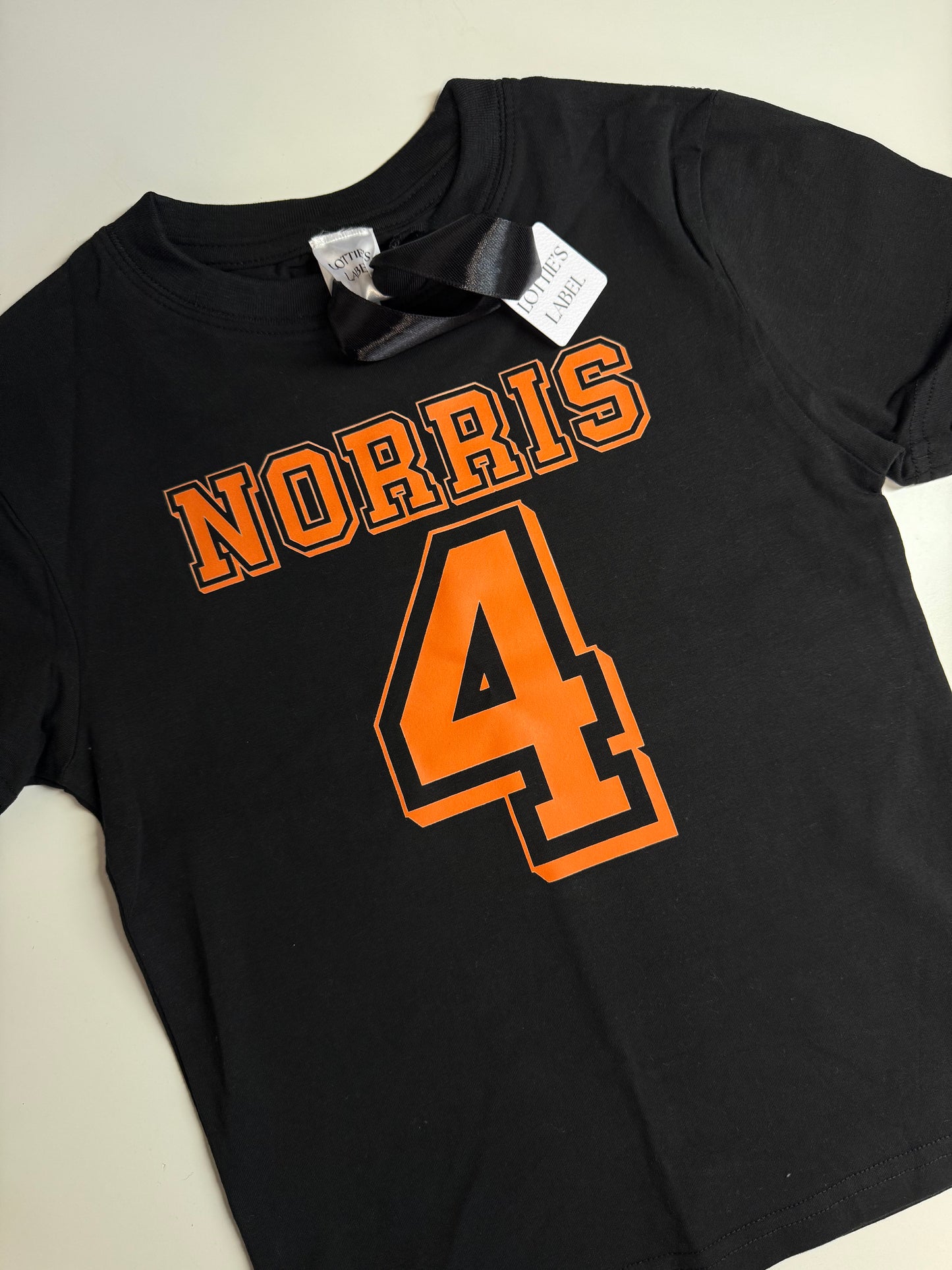 Ready to ship Norris 4 Print front Baby Tee Size S