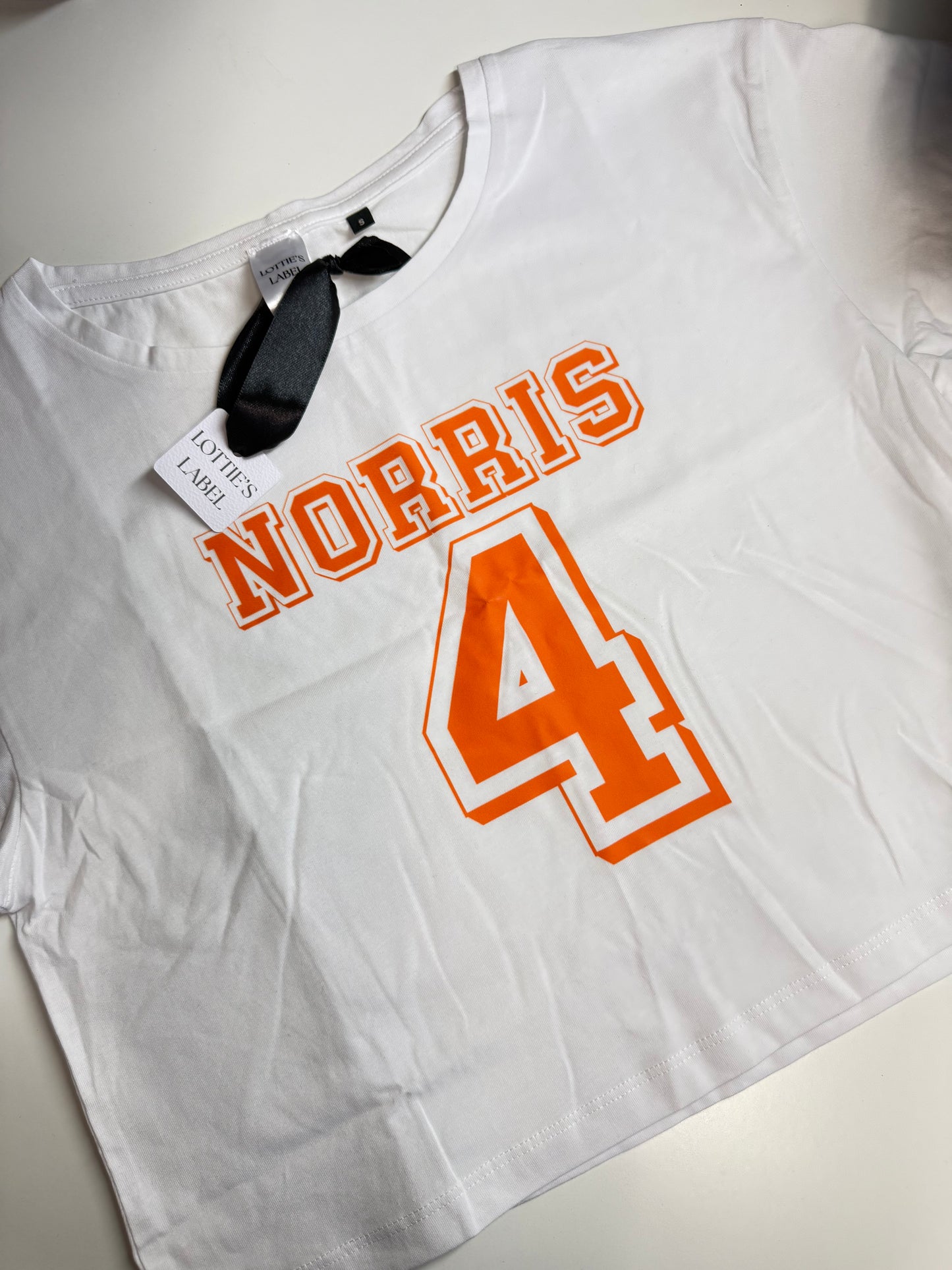 Ready to ship Norris 4 Print wide crop Tee Size S