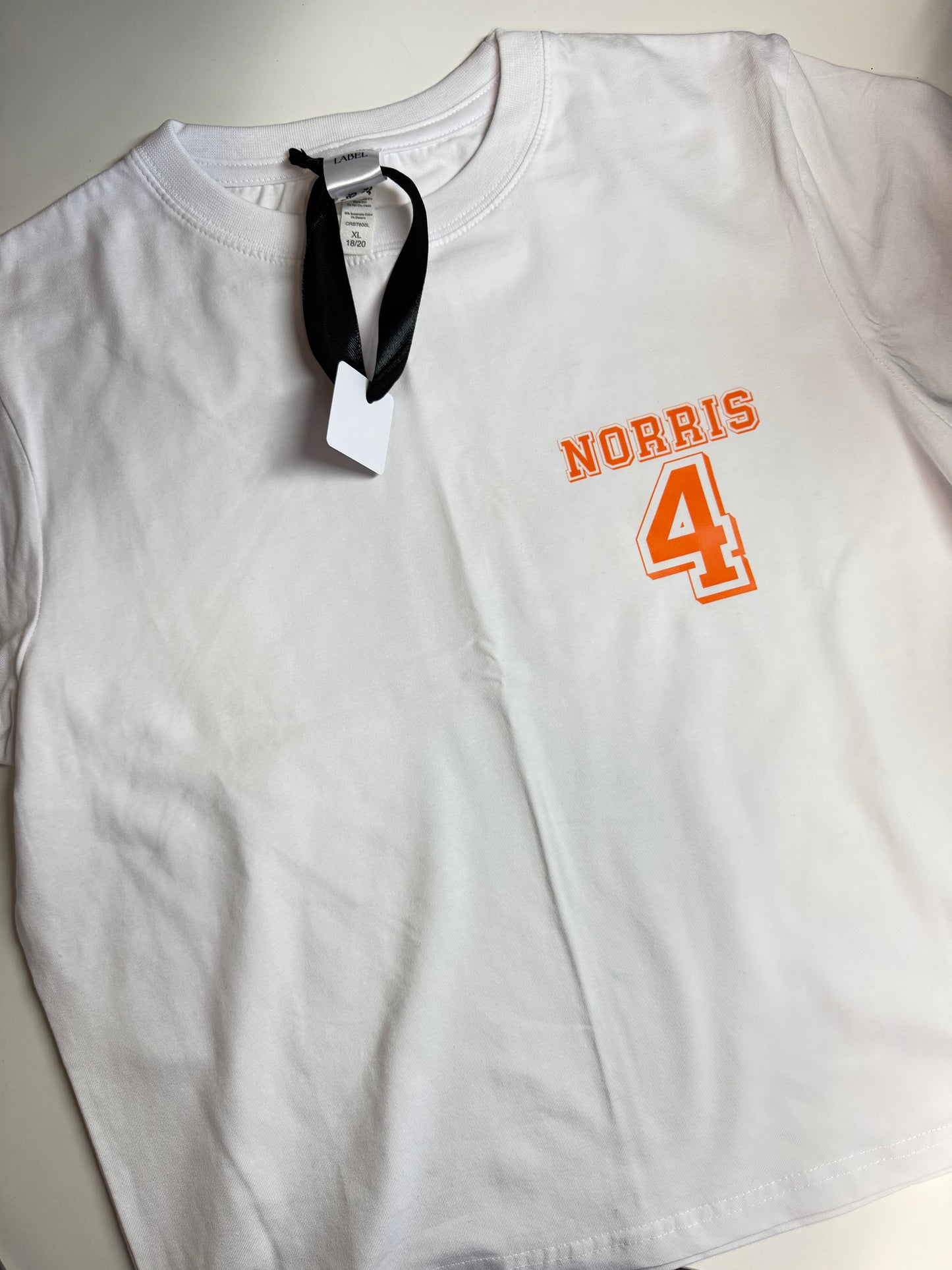 Ready to ship Norris 4 Print front and back Baby Tee Size XL