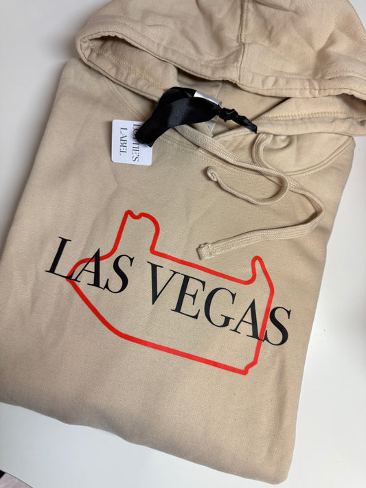 Ready to ship Las Vegas Print front hoodie size L