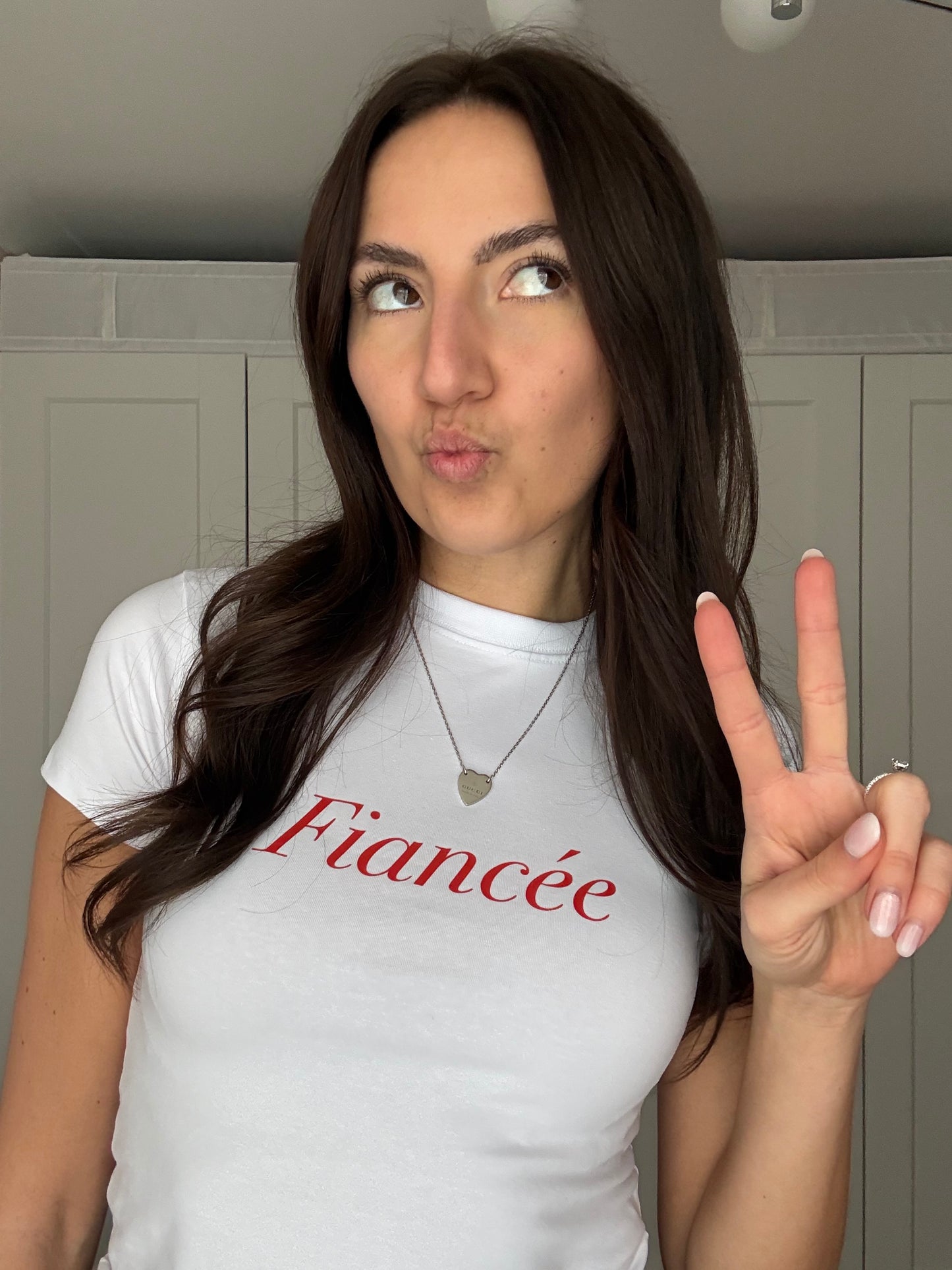 Fiancée Print Front Baby Tee