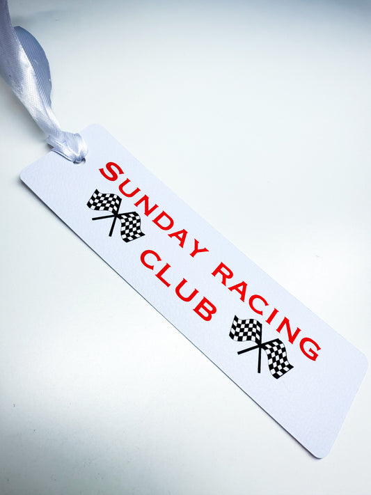 Sunday racing club bookmark