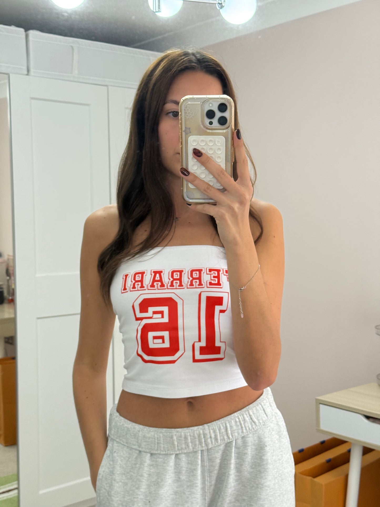 Piastri 81 Bandeau Top Printed