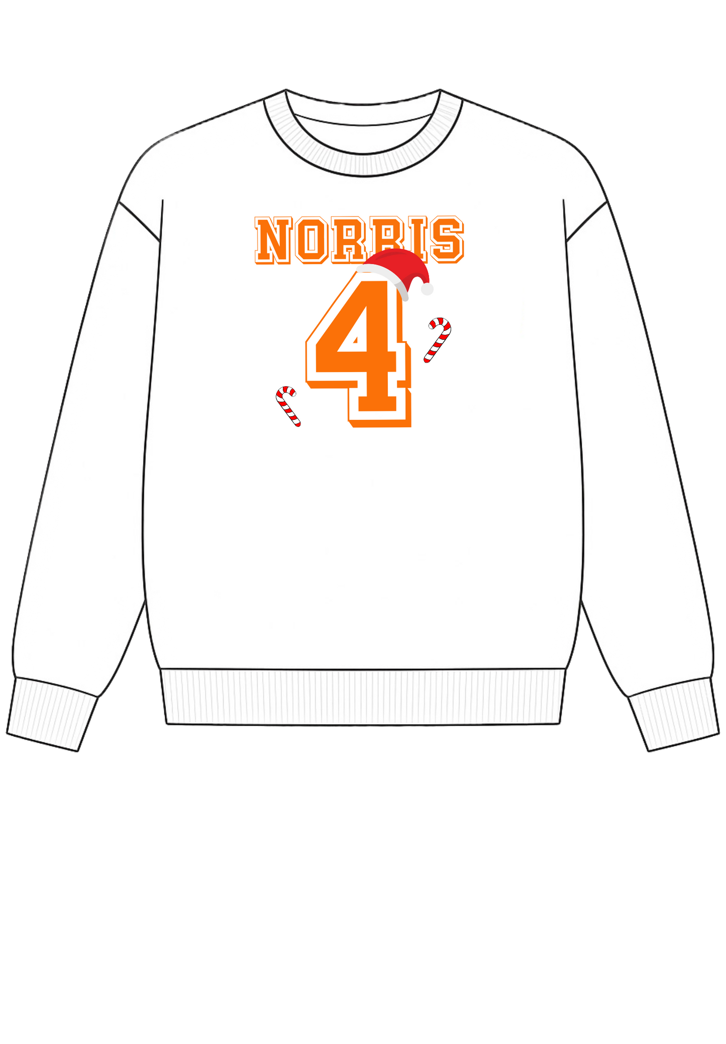 Christmas Norris 4 Print Sweatshirt