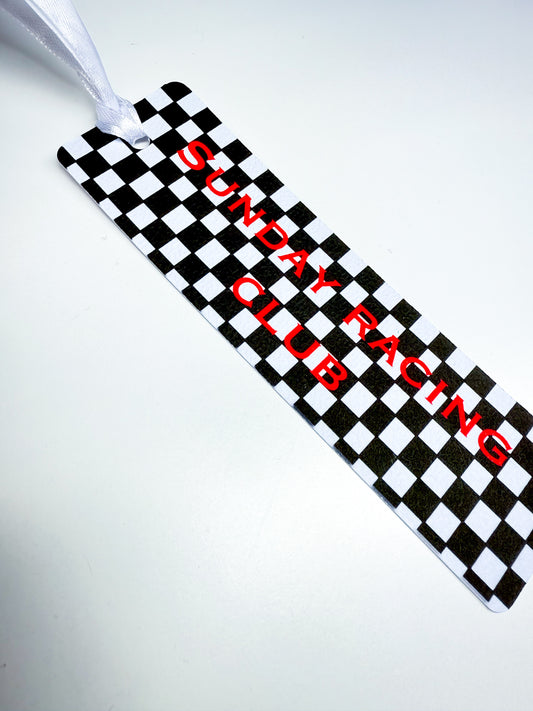 Flag Sunday racing club bookmark