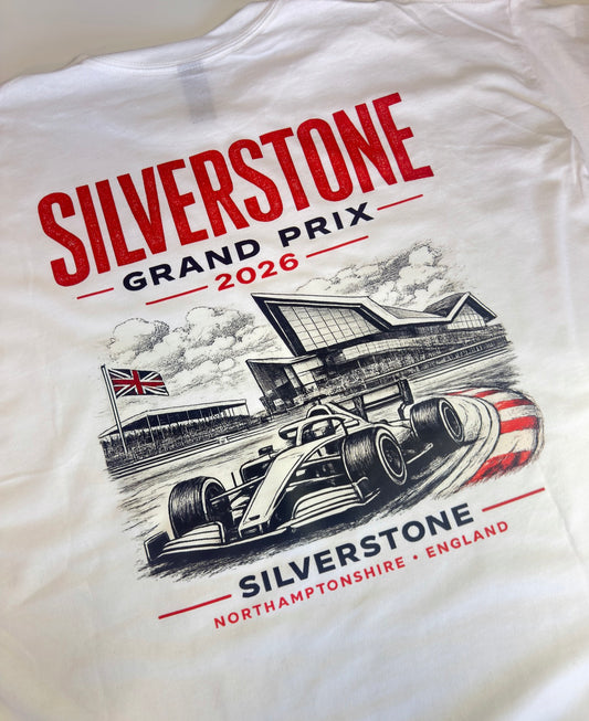 Silverstone 2026 back print t shirt