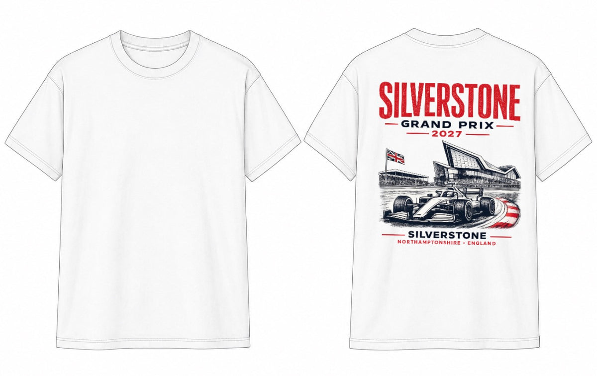 Silverstone 2027 back print t shirt