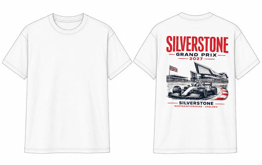 Silverstone 2027 back print t shirt