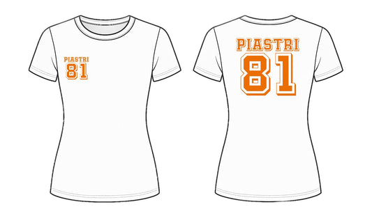 Piastri 81 Print front and back Baby Tee